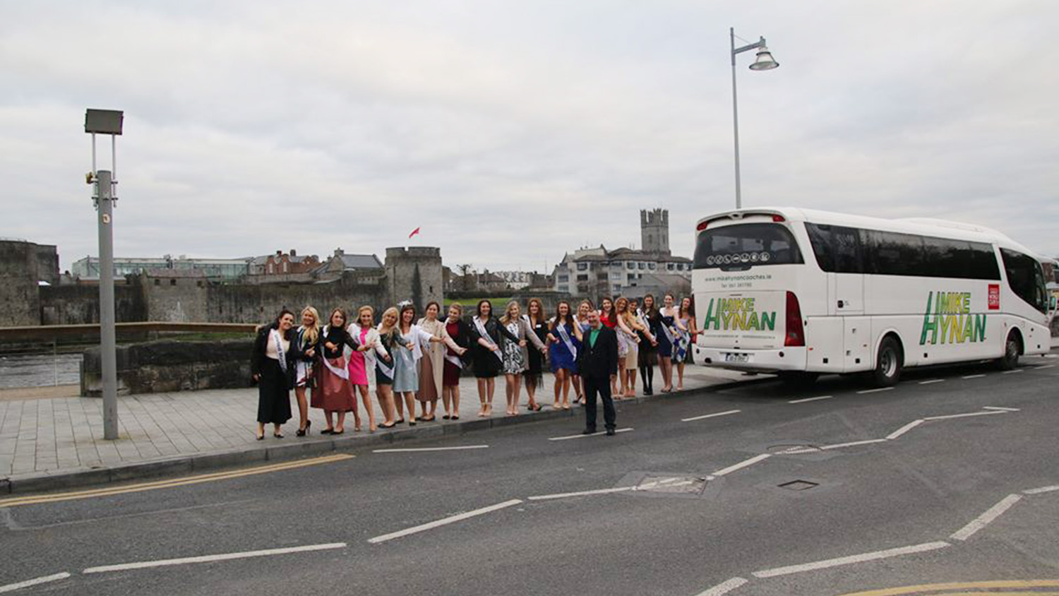 hero9 Mike Hynan with hen party in Limerick